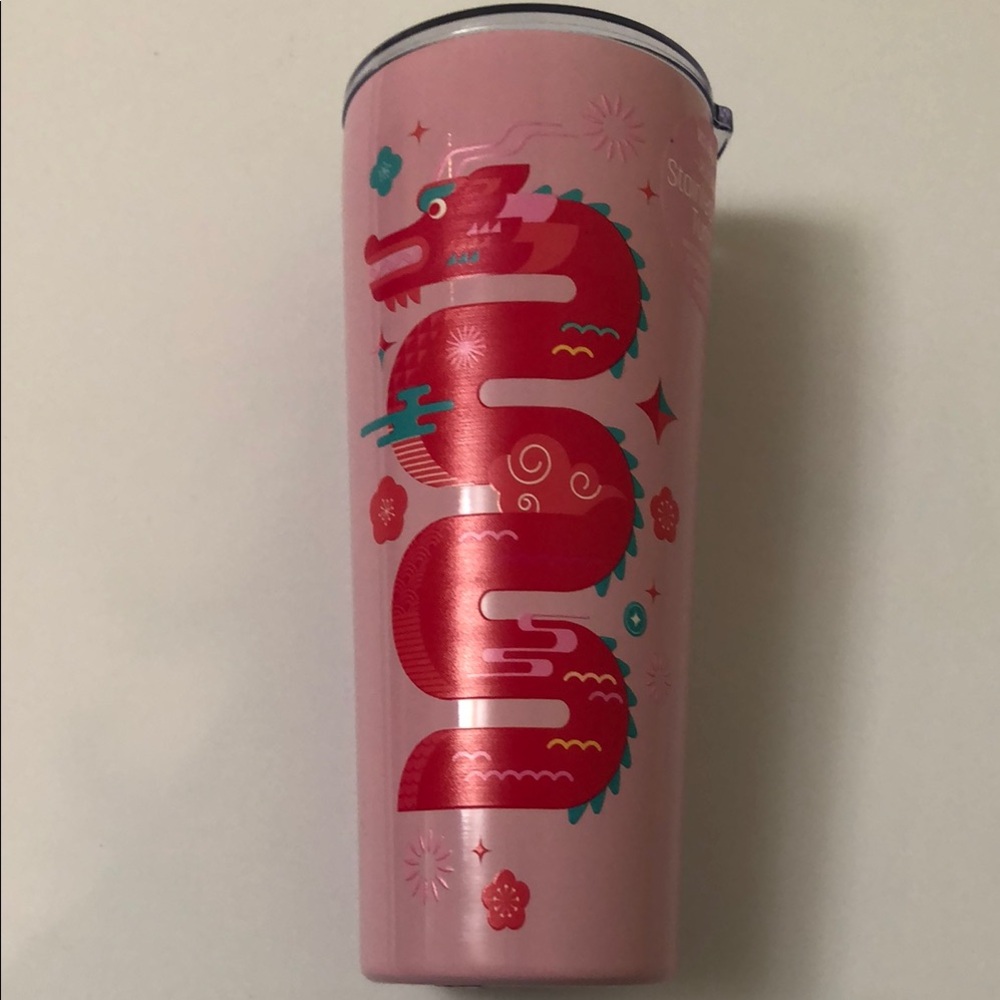 OCS nwt Designs Pink dragon lunar new year  Stainless Steel Tumbler 22.9 oz